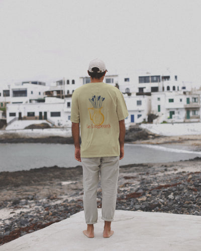 Latitud Fuego Longboards T-Shirt - Dusty Yellow