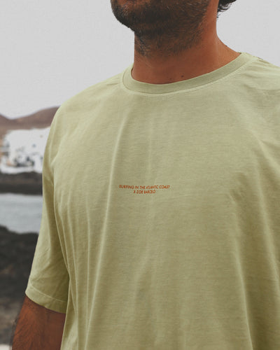 Latitud Fuego Longboards T-Shirt - Dusty Yellow