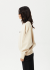 Afends Womens Scorpio Recycled Crew Neck - Sand