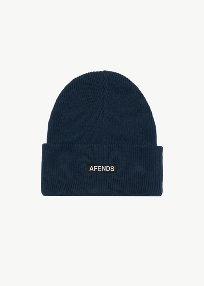 Afends Hometown Recycled Beanie - Navy