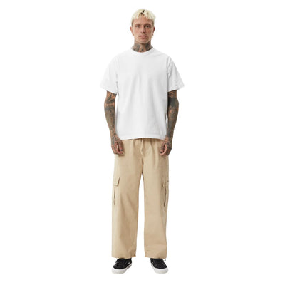 Afends Atlas Twill Cargo Pants - Taupe