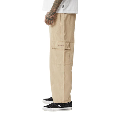 Afends Atlas Twill Cargo Pants - Taupe