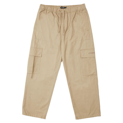 Afends Atlas Twill Cargo Pants - Taupe