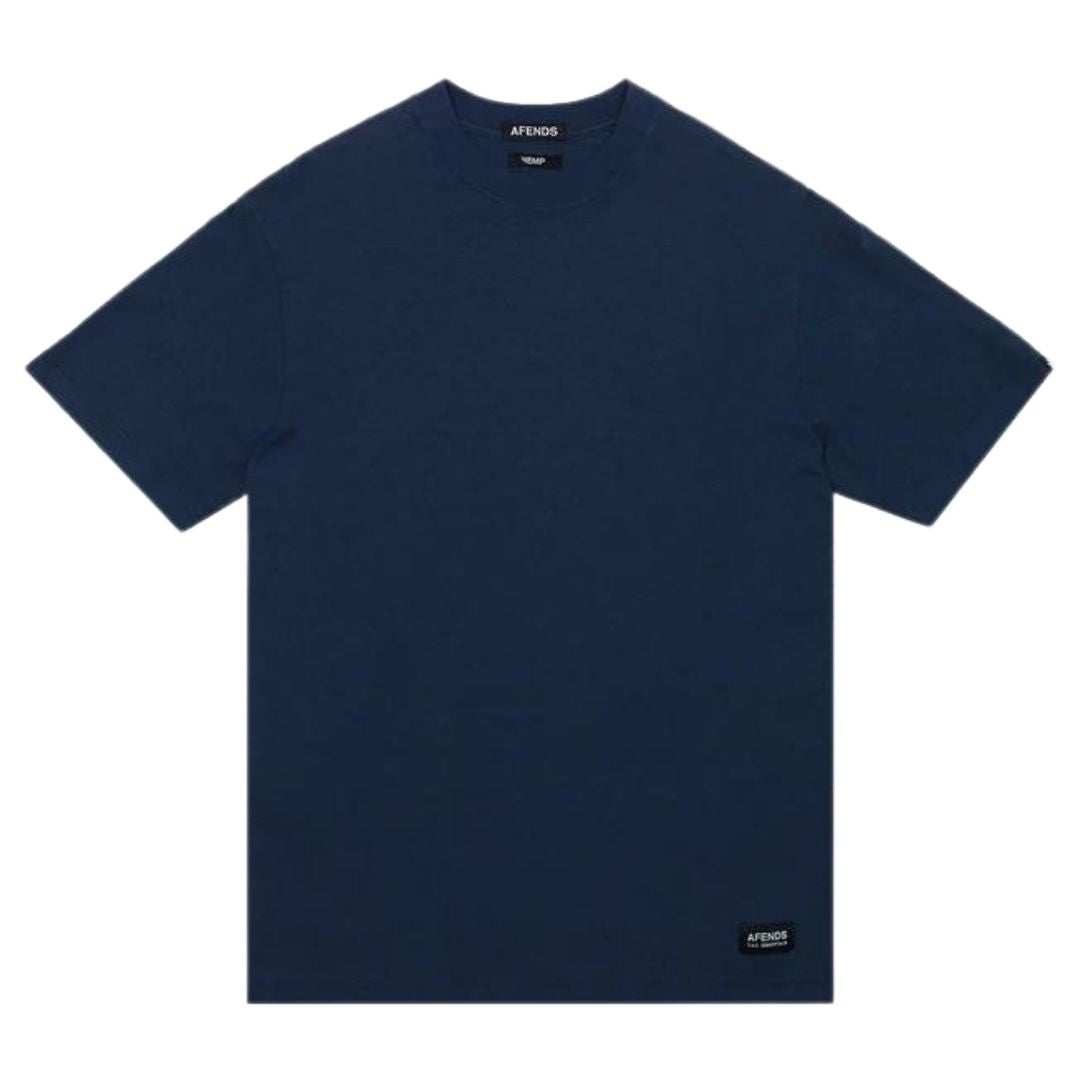 Afends Classic Hemp T-Shirt - Navy