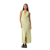 Afends Womens Darcy Check Maxi Dress - Lemongrass Check