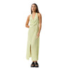 Afends Womens Darcy Check Maxi Dress - Lemongrass Check