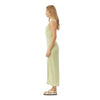 Afends Womens Darcy Check Maxi Dress - Lemongrass Check