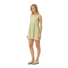 Afends Womens Darcy Jesse Seersucker Mini Dress - Lemongrass Check