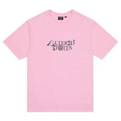 Afends Deep State Heavy Weight Retro Fit T-Shirt - Vintage Pink