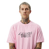 Afends Deep State Heavy Weight Retro Fit T-Shirt - Vintage Pink