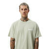 Afends Destroyer Boxy Fit T-Shirt - Eucalyptus