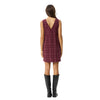 Afends Womens Eboni Recycled Check Dress - Port