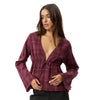 Afends Womens Eboni Recycled Tie Top - Port