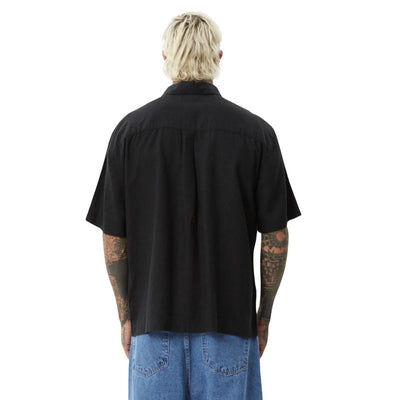 Afends Everyday Hemp Short Sleeve Shirt - Black