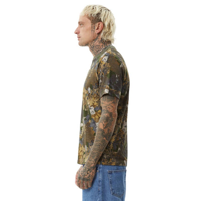 Afends Find Me Regular Fit T-Shirt - Camo Print