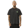 Afends Frogga Heavy Boxy Fit T-Shirt - Black Washed