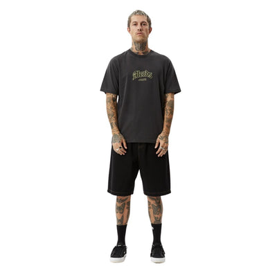 Afends Home Retro Fit T-Shirt - Stone Black