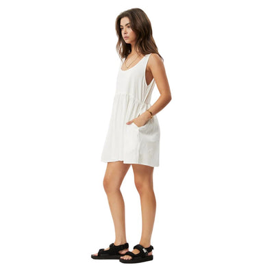 Afends Womens Jesse Hemp Mini Dress - Natural