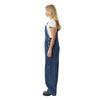 Afends Womens Louis Hemp Denim Oversized Overalls - Authentic Blue