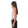 Afends Womens Marinette Recycled Sheer Sleeveless Top - Rose