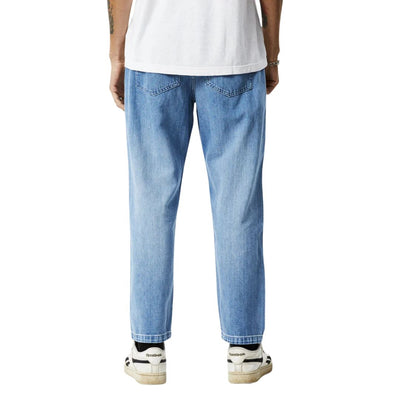 Afends Ninety Twos Hemp Denim Relaxed Fit Jeans - Worn Blue