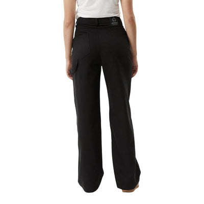 Afends Womens Roads Recycled Carpenter Pants - Black