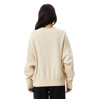 Afends Womens Scorpio Recycled Crew Neck - Sand