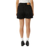 Afends Womens Seventy Threes Organic Denim Shorts - Washed Black