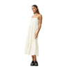 Afends Womens Splice Dress - White Lemon Grass