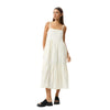 Afends Womens Splice Dress - White Lemon Grass