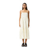 Afends Womens Splice Dress - White Lemon Grass