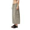 Afends Womens Tasman Organic Cargo Maxi Dress - Olive