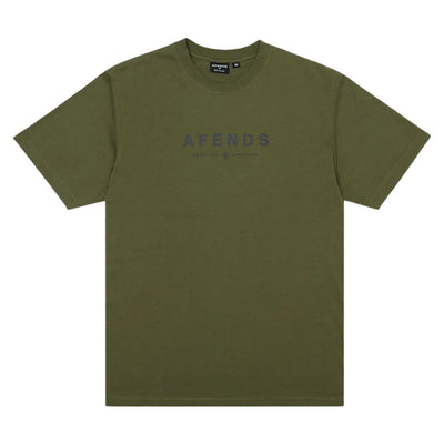 Afends Thrown Out T-Shirt - Military