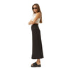 Afends Womens Chichi Organic Denim Midi Skirt - Washed Black