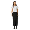 Afends Womens Business Split Maxi Skirt - Black