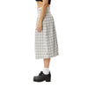 Afends Womens Leo Check Midi Skirt - Black / White