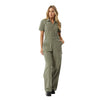 Afends Womens Mika Recycled Canvas Jumpsuit - Olive