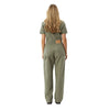 Afends Womens Mika Recycled Canvas Jumpsuit - Olive