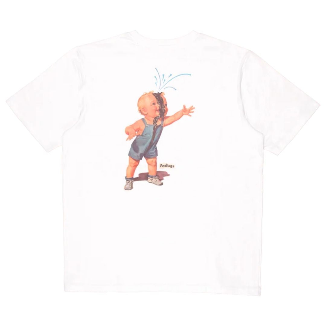 And Feelings Baby T-Shirt - White