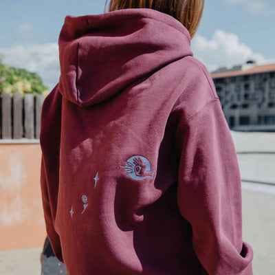 And Feelings Banks Hoodie - Burgundy