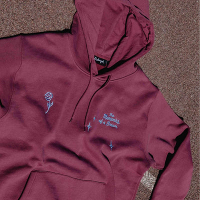 And Feelings Banks Hoodie - Burgundy