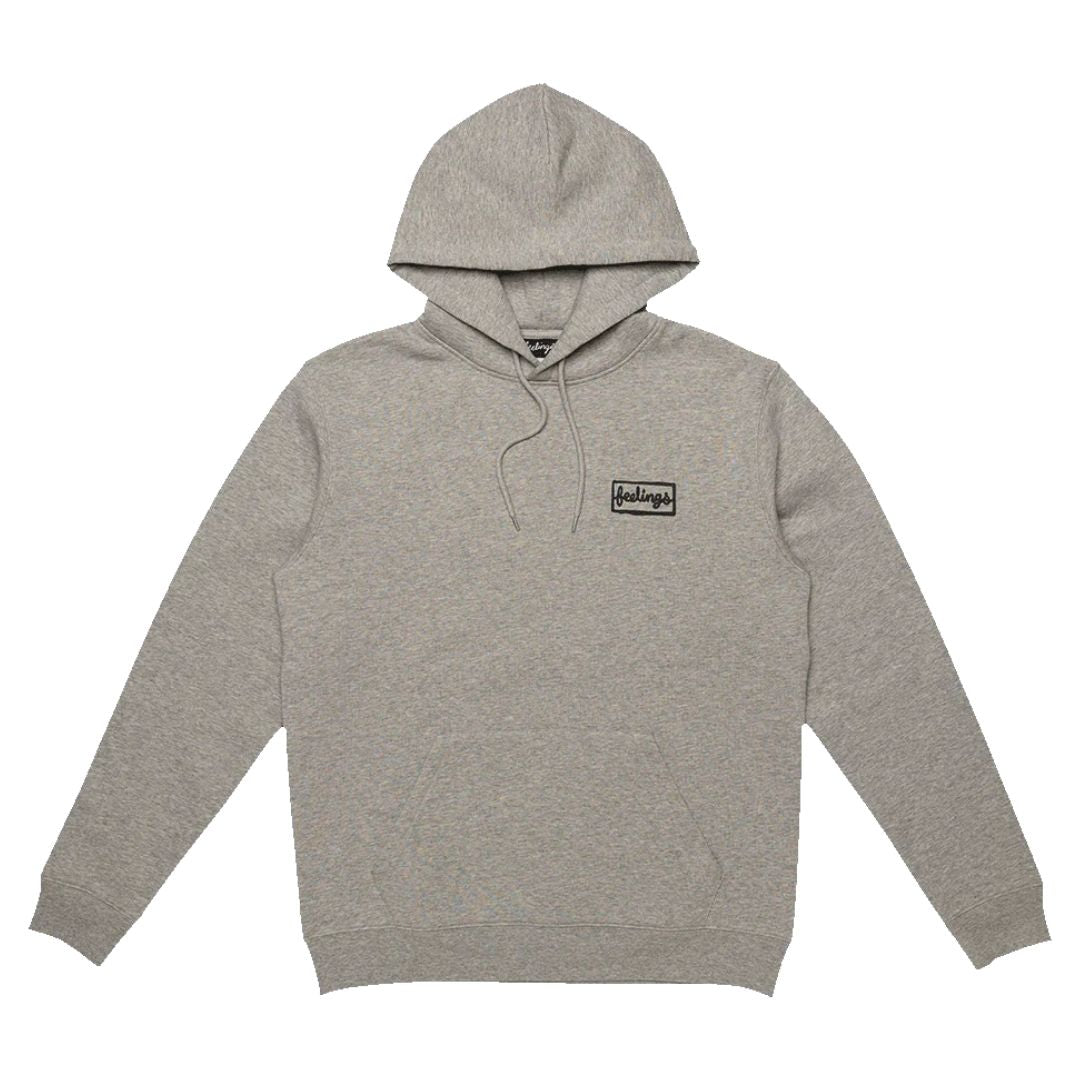 And Feelings Flower Hoodie - Heather Grey