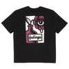 And Feelings Flower T-Shirt - Black / Purple