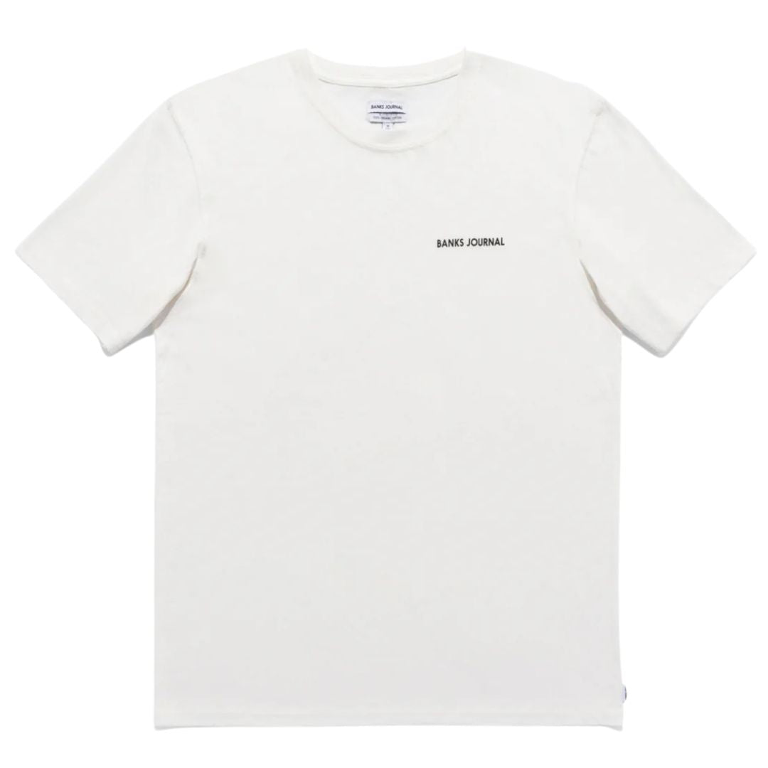 Banks Journal Label T-Shirt - Off White