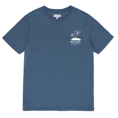 Banks Journal Living On Islandds T-Shirt - Mallard Blue