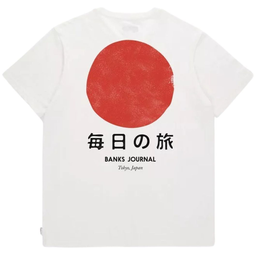 Banks Journal Rising Sun T-Shirt - Off White