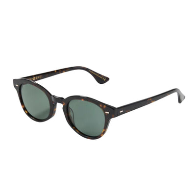 Epøkhe Coil Sunglasses - Dark Tortoise Polished / Green Polarised