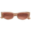 Epøkhe Guilty Sunglasses - Bone Polished / Amber