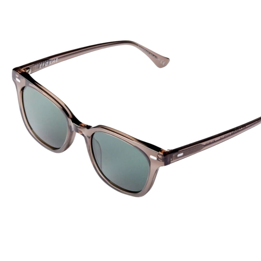 Epøkhe Kino Sunglasses - Carbon Polished / Green Polarized