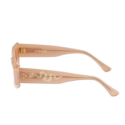 Epøkhe Guilty Sunglasses - Bone Polished / Amber